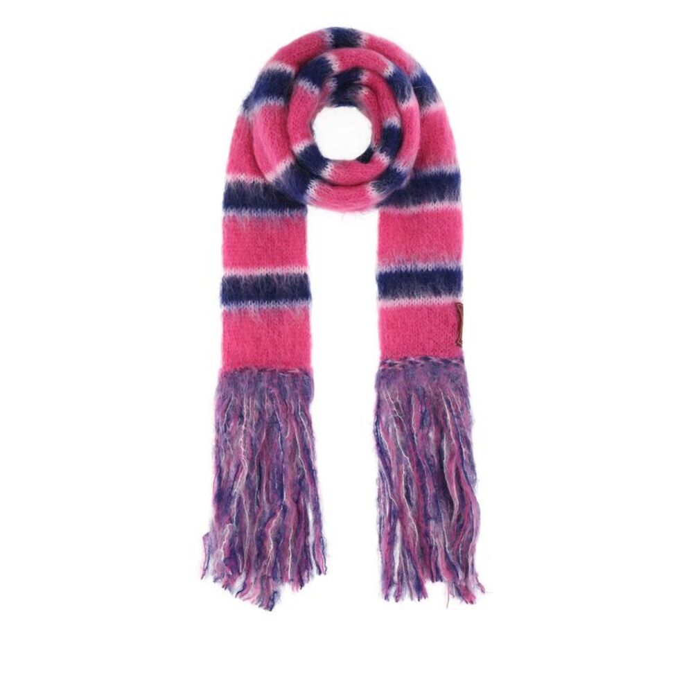 Marni Men Embroidered Mohair Blend Scarf